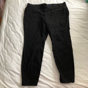 EUC black denim skinny jeans